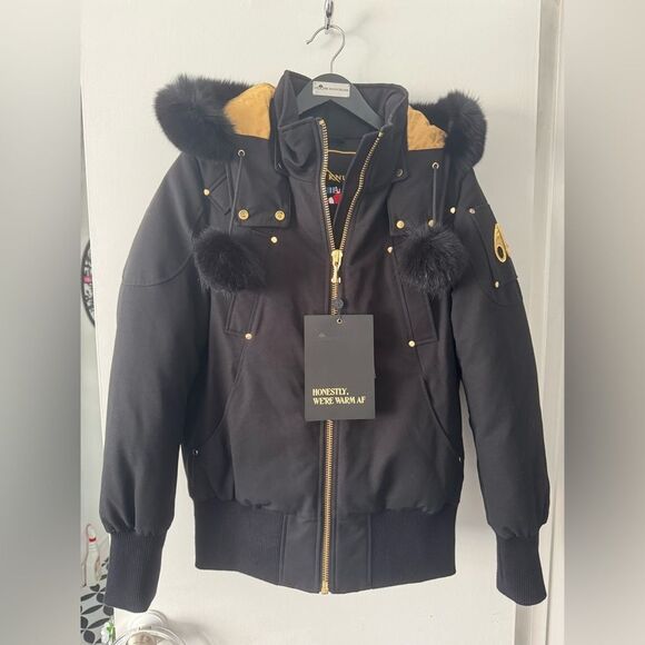 Moose Knuckles GOLD SERIES SAINTE FLAVIE BOMBER JACKET - Picture 6 of 7